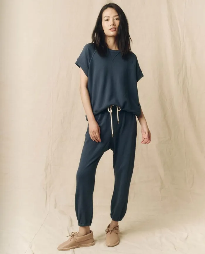 Tops Women039s The Great The Wedge Sweatshirt Nautical Navy