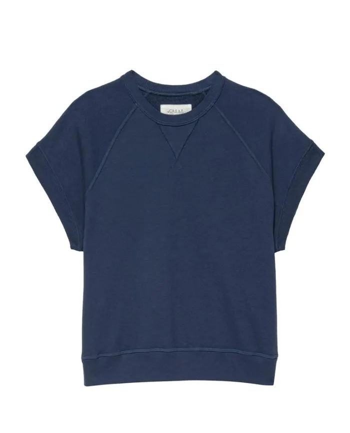 Tops Women039s The Great The Wedge Sweatshirt Nautical Navy