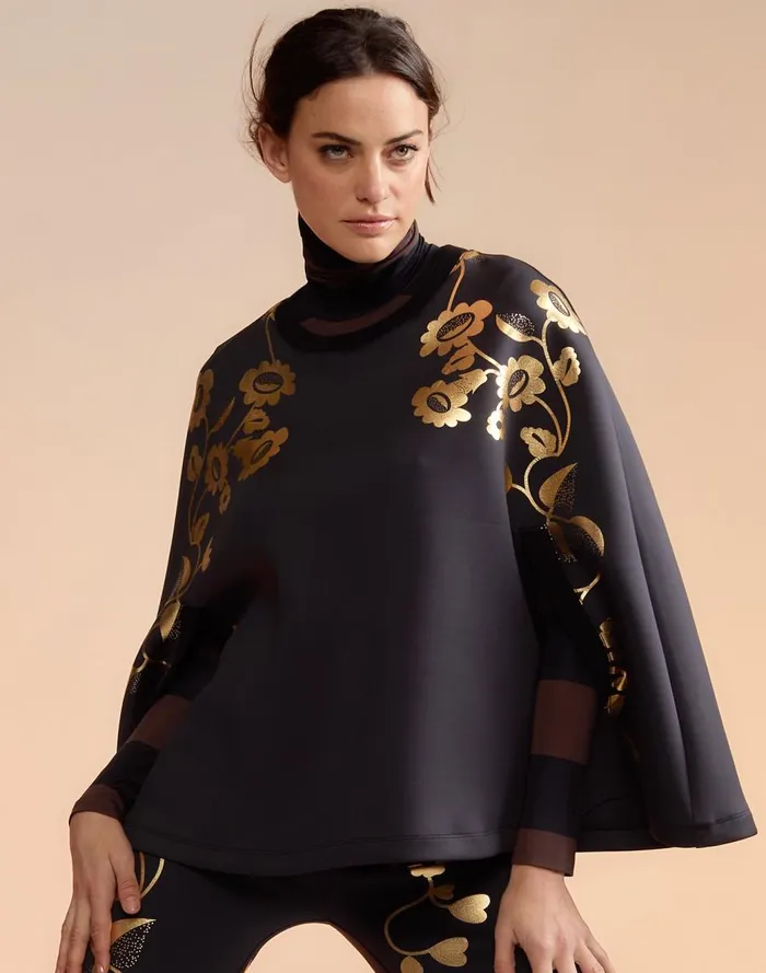 Tops Women Cynthia Rowley Bonded Capelet