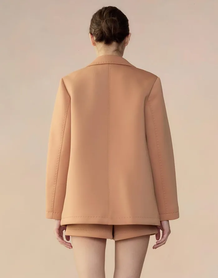 Tops Women Cynthia Rowley Bonded Pick Stitch Jacket