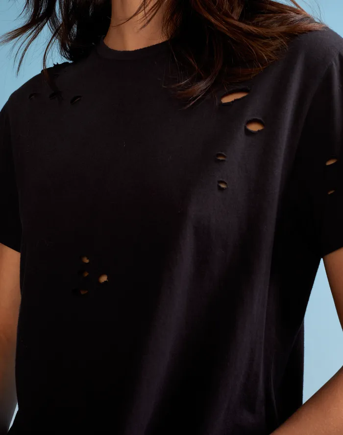 Tops Women Cynthia Rowley Distressed Tee