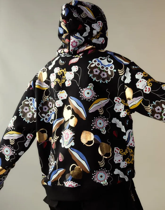 Tops Women Cynthia Rowley Gilded Garden Sweatshirt