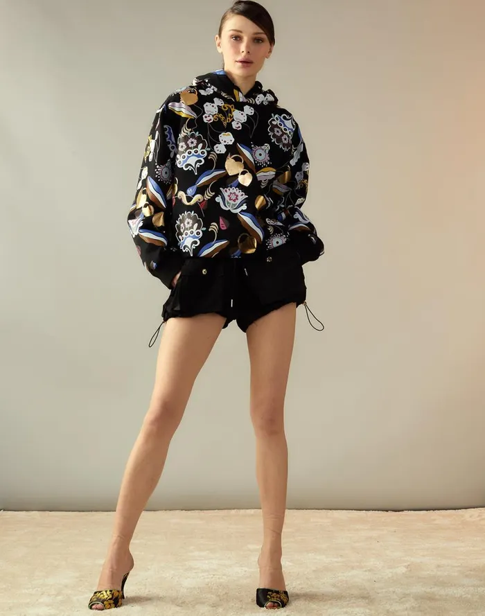 Tops Women Cynthia Rowley Gilded Garden Sweatshirt