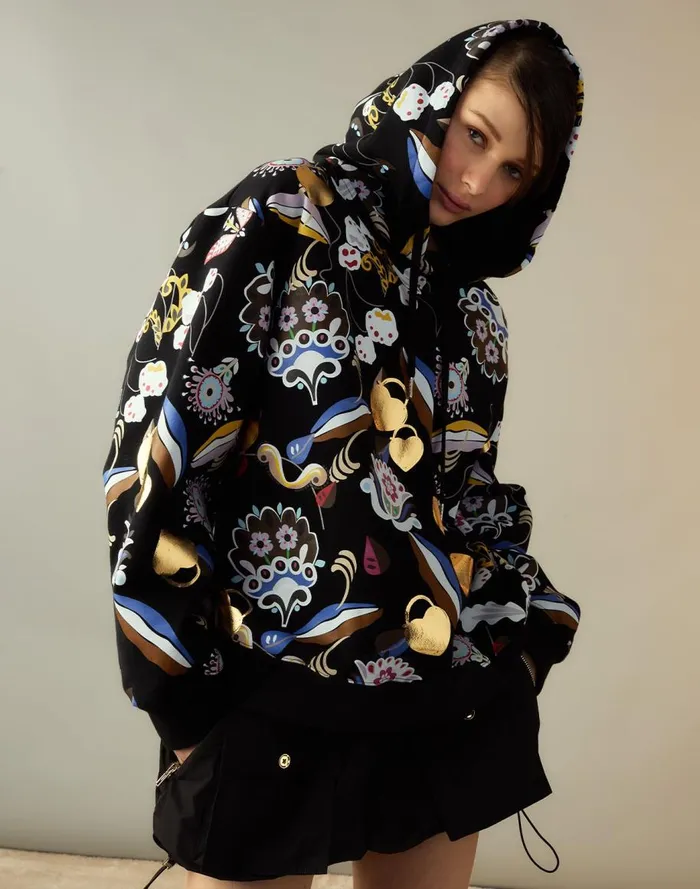 Tops Women Cynthia Rowley Gilded Garden Sweatshirt