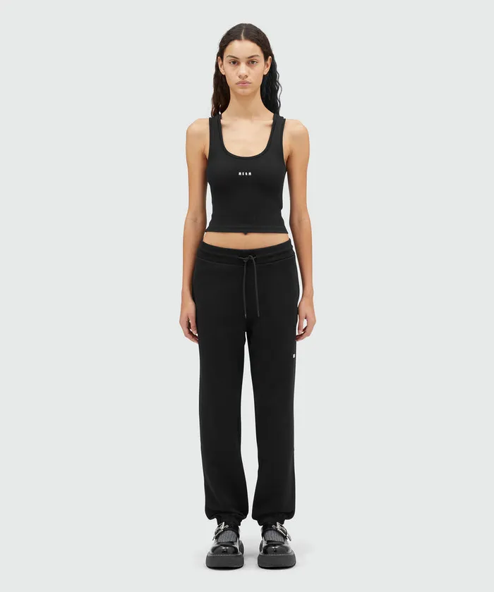 Track Pants With High Waist And Drawstring Women MSGM Pants And Shorts