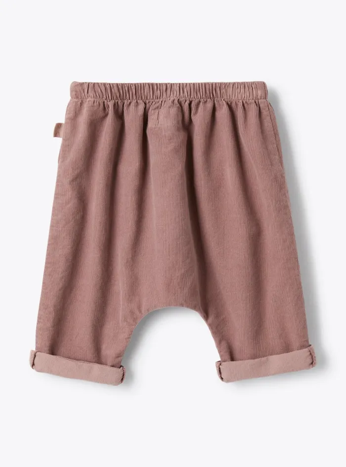 Trousers Baby 036 Il Gufo Ribbed Upcycled Cotton Corduroy Trousers