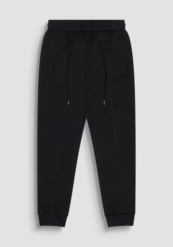 Trousers Men Antony Morato Regular Fit Sweatpants In Black Scuba Fabric Black