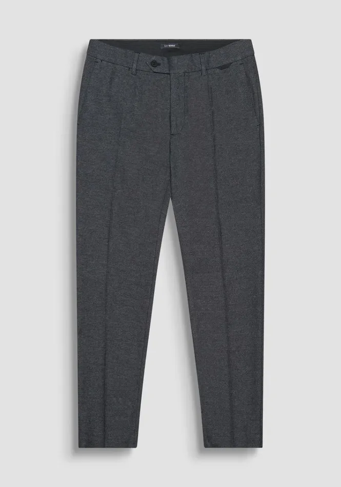 Trousers Men Antony Morato Slim Fit 034Mark034 Trousers In Stretch Cotton Blend With Logo Black