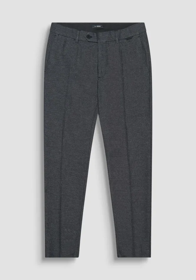 Trousers Men Antony Morato Slim Fit 034Mark034 Trousers In Stretch Cotton Blend With Logo Black