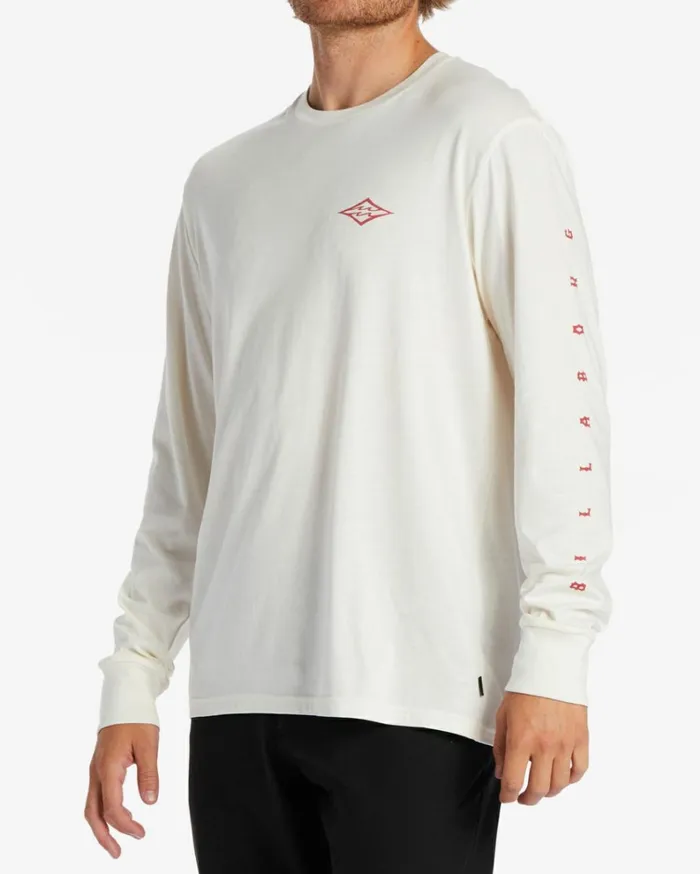Unity Long Sleeve TShirt Off White Men Billabong TShirts