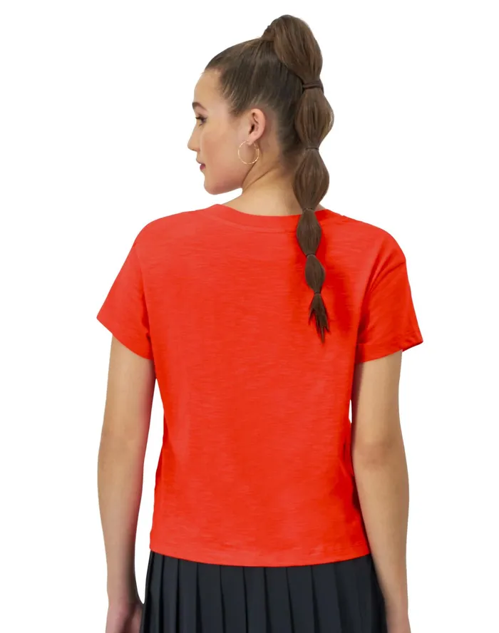VNeck TShirt Tailgate C Logo Solar Crimson Women Champion TShirts and Tops