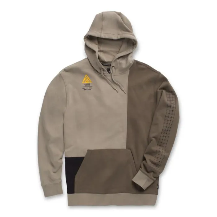 Vans 66 Supply Blocked Pullover Hoodie VetiverGrape LeafBlack Mens Hoodies and Jackets Vans 66 Supply Blocked Pullover Hoodie VetiverGrape LeafBlack Mens Hoodies and Jackets