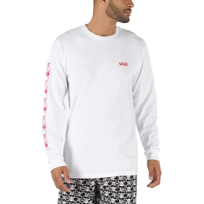 Vans Anaheim Factory OG Skull Long Sleeve TShirt White Mens TShirts and Tanks Vans Anaheim Factory OG Skull Long Sleeve TShirt White Mens TShirts and Tanks