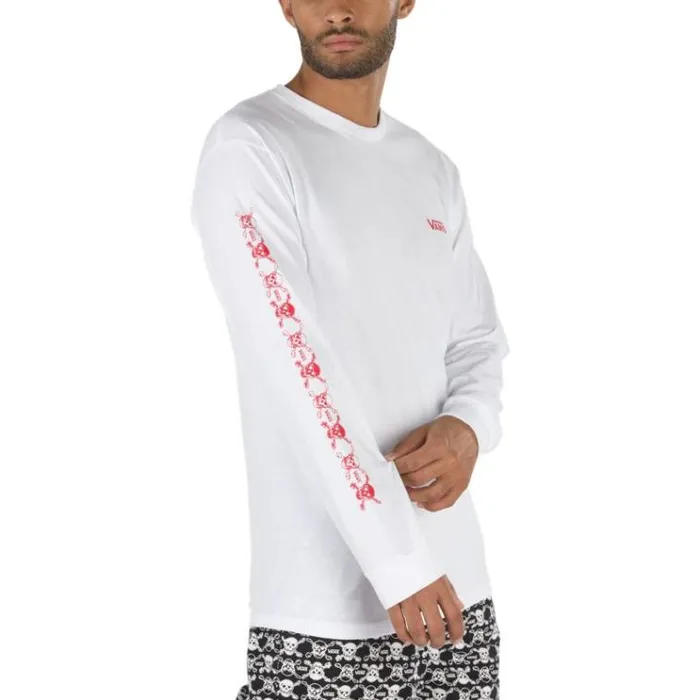 Vans Anaheim Factory OG Skull Long Sleeve TShirt White Mens TShirts and Tanks Vans Anaheim Factory OG Skull Long Sleeve TShirt White Mens TShirts and Tanks