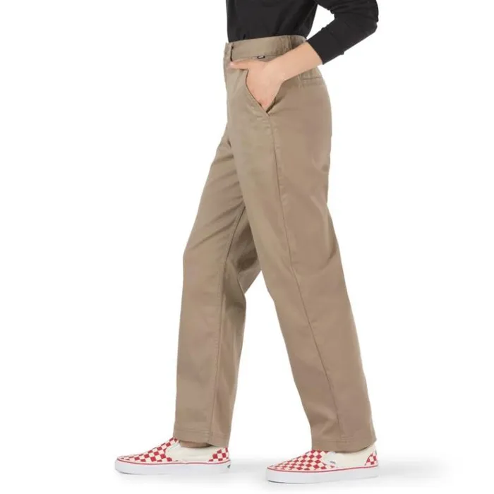 Vans Authentic Chino Pant Military Khaki Womens Pants and Leggings Vans Authentic Chino Pant Military Khaki Womens Pants and Leggings
