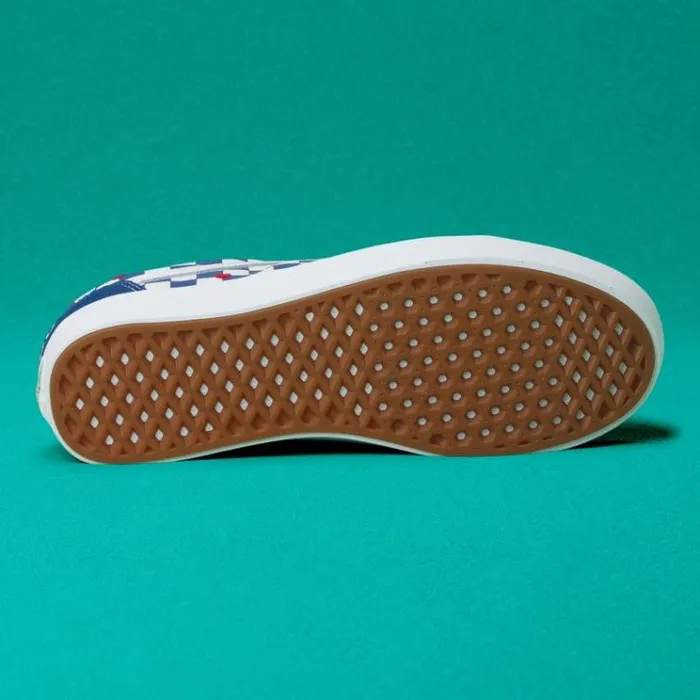 Vans Autism Awareness ComfyCush Old Skool Vans HeartTrue Blue MensWomens Classics Shoes