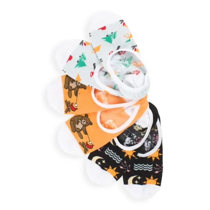 Vans Camping Canoodles Socks 3 Pack Multi Womens Socks