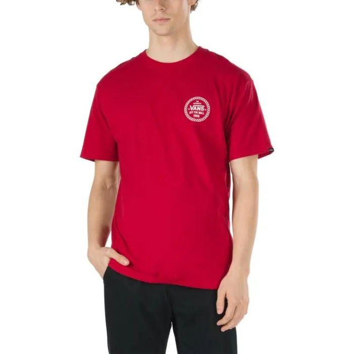 Vans Checker 66 TShirt Cardinal Mens TShirts and Tanks Vans Checker 66 TShirt Cardinal Mens TShirts and Tanks