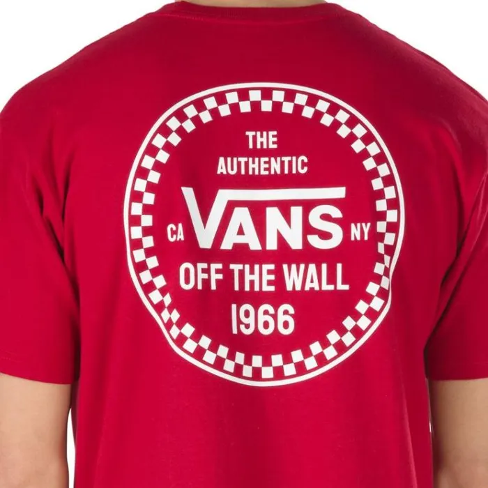 Vans Checker 66 TShirt Cardinal Mens TShirts and Tanks Vans Checker 66 TShirt Cardinal Mens TShirts and Tanks