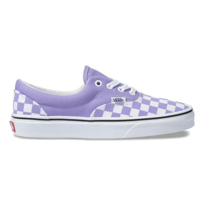Vans Checkerboard Era Violet TulipTrue White Womens Classics Shoes Vans Checkerboard Era Violet TulipTrue White Womens Classics Shoes