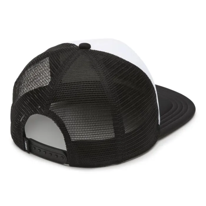 Vans Classic Patch Trucker Hat WhiteBlack Mens Hats and Beanies