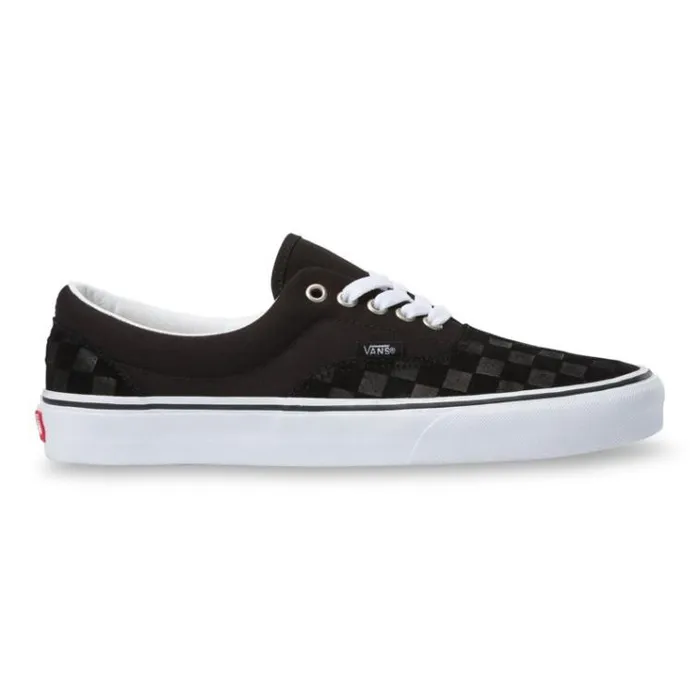 Vans Deboss Checkerboard Era BlackTrue White Mens Classics Shoes Vans Deboss Checkerboard Era BlackTrue White Mens Classics Shoes