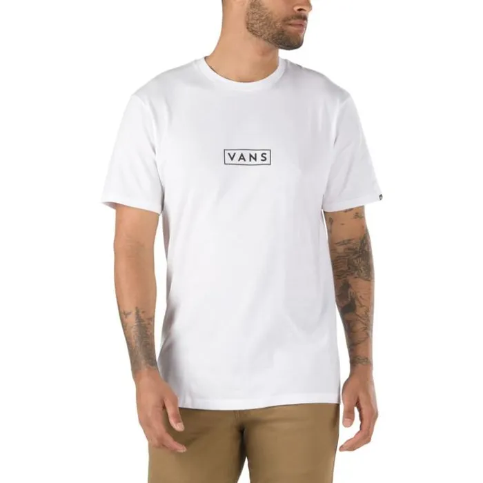 Vans Easy Box TShirt WhiteBlack Mens TShirts and Tanks