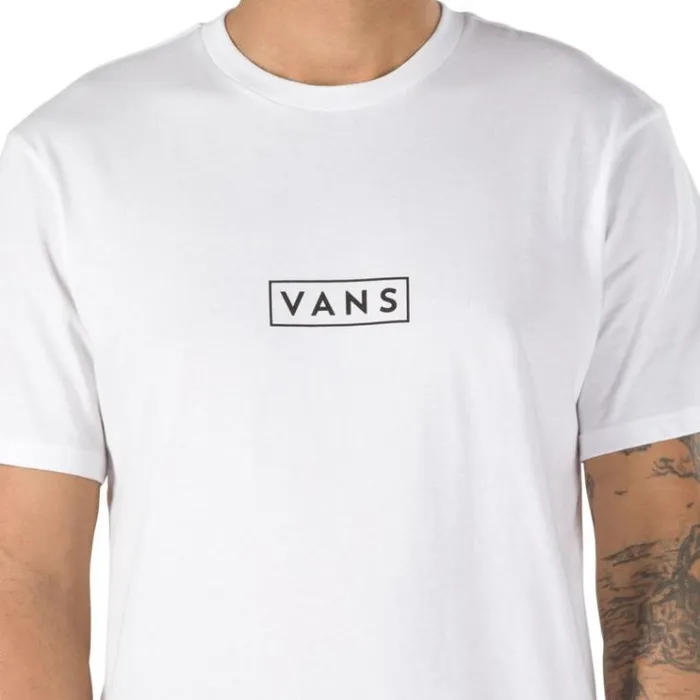 Vans Easy Box TShirt WhiteBlack Mens TShirts and Tanks Vans Easy Box TShirt WhiteBlack Mens TShirts and Tanks