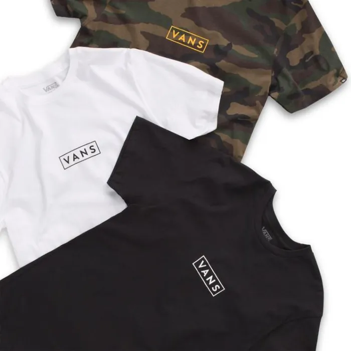 Vans Easy Box TShirt WhiteBlack Mens TShirts and Tanks Vans Easy Box TShirt WhiteBlack Mens TShirts and Tanks