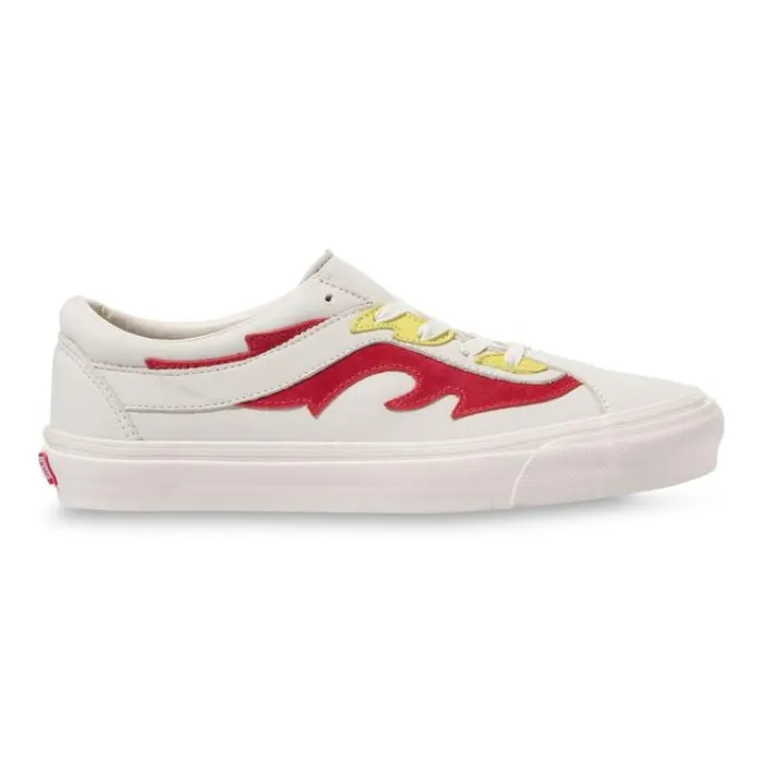 Vans Flamethrower Bold NI FT Antique WhiteRed MensWomens Classics Shoes Vans Flamethrower Bold NI FT Antique WhiteRed MensWomens Classics Shoes