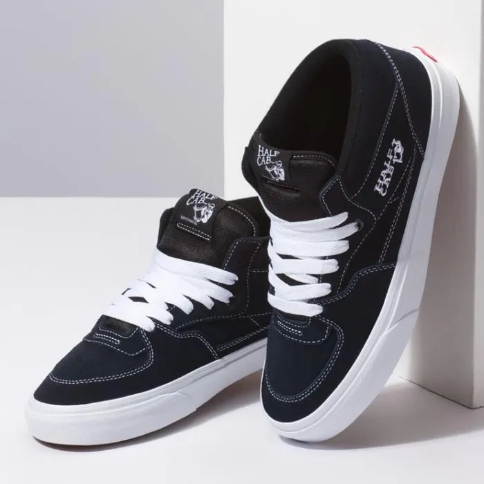 Vans Half Cab Navy Mens Classics Shoes Vans Half Cab Navy Mens Classics Shoes