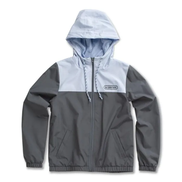 Vans Kastle Block Windbreaker Asphalt Womens Hoodies and Jackets Vans Kastle Block Windbreaker Asphalt Womens Hoodies and Jackets