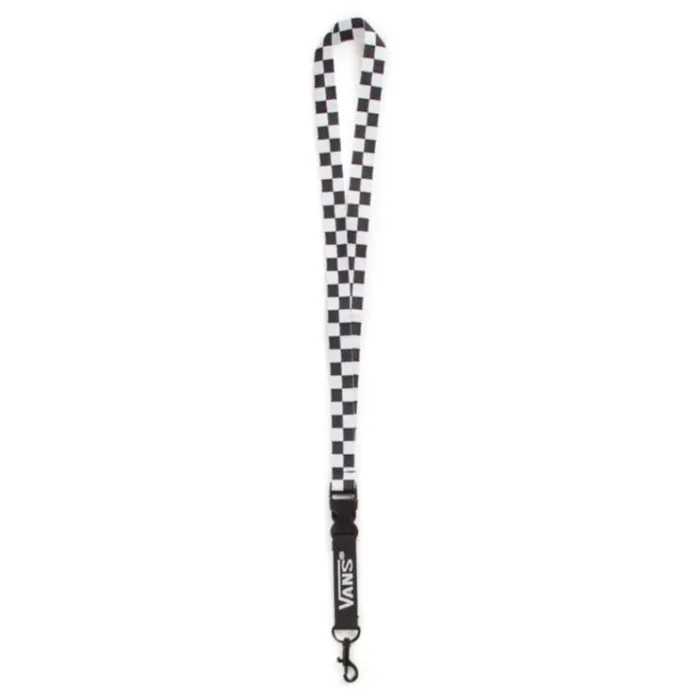 Vans Lanyard BlackWhite Womens Keychains