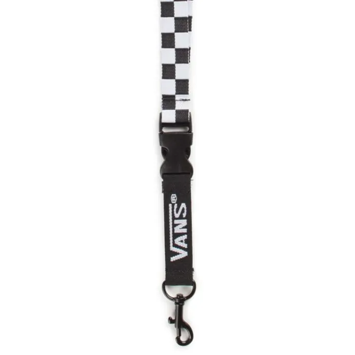 Vans Lanyard BlackWhite Womens Keychains Vans Lanyard BlackWhite Womens Keychains