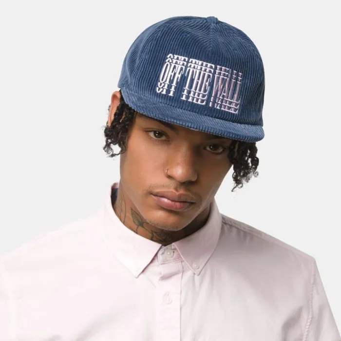 Vans Lounging Shallow Unstructured Hat Dress Blues Mens Hats and Beanies