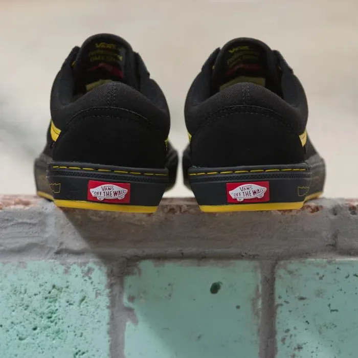 Vans Old Skool Pro BMX Larry EdgarBlackYellow Mens BMX Shoes