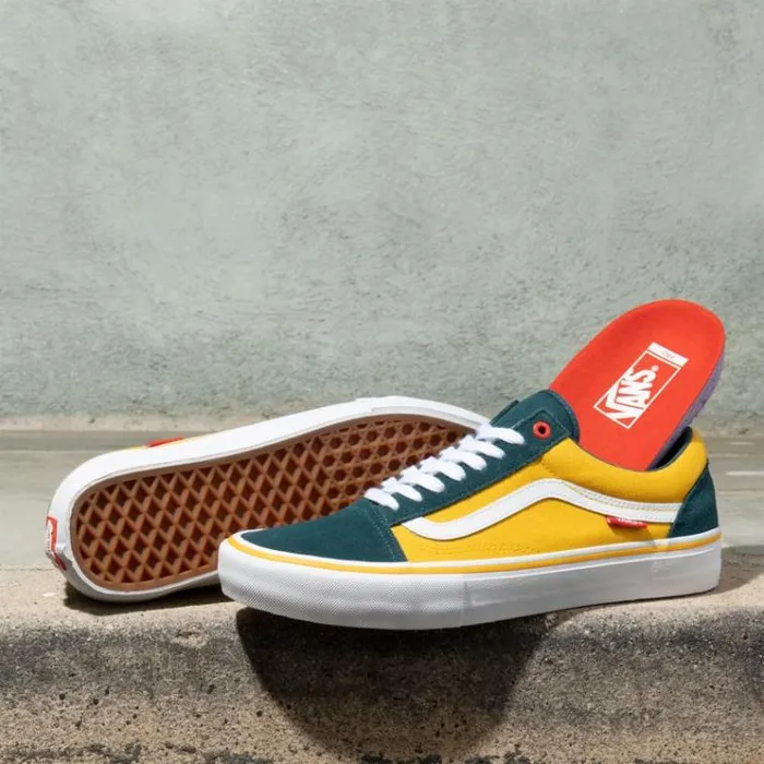 Vans Old Skool Pro PrimeAtlanicGold MensWomens Pro Skate