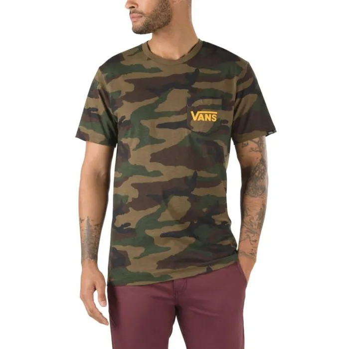 Vans OTW Classic TShirt CamoLemon Chrome Mens TShirts and Tanks Vans OTW Classic TShirt CamoLemon Chrome Mens TShirts and Tanks
