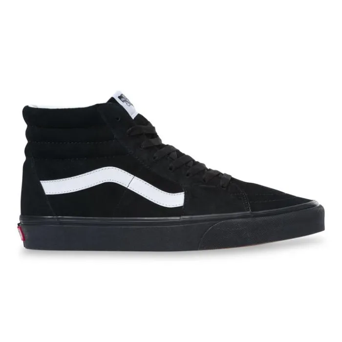 Vans Pig Suede Sk8Hi BlackBlack Mens Classics Shoes Vans Pig Suede Sk8Hi BlackBlack Mens Classics Shoes