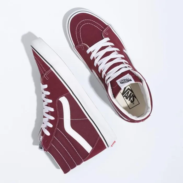 Vans Sk8Hi Port RoyaleTrue White MensWomens Classics Shoes Vans Sk8Hi Port RoyaleTrue White MensWomens Classics Shoes
