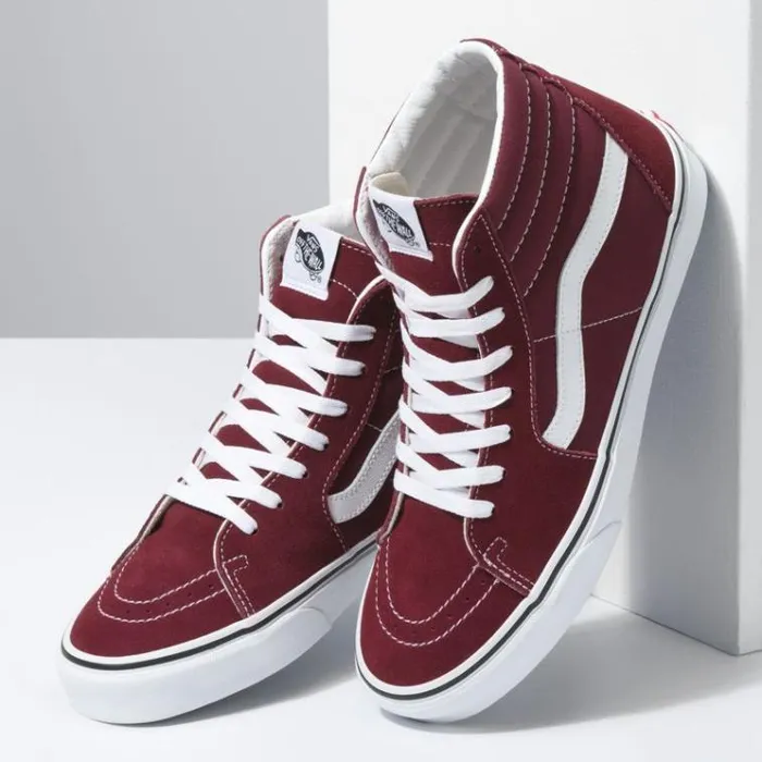 Vans Sk8Hi Port RoyaleTrue White MensWomens Classics Shoes Vans Sk8Hi Port RoyaleTrue White MensWomens Classics Shoes