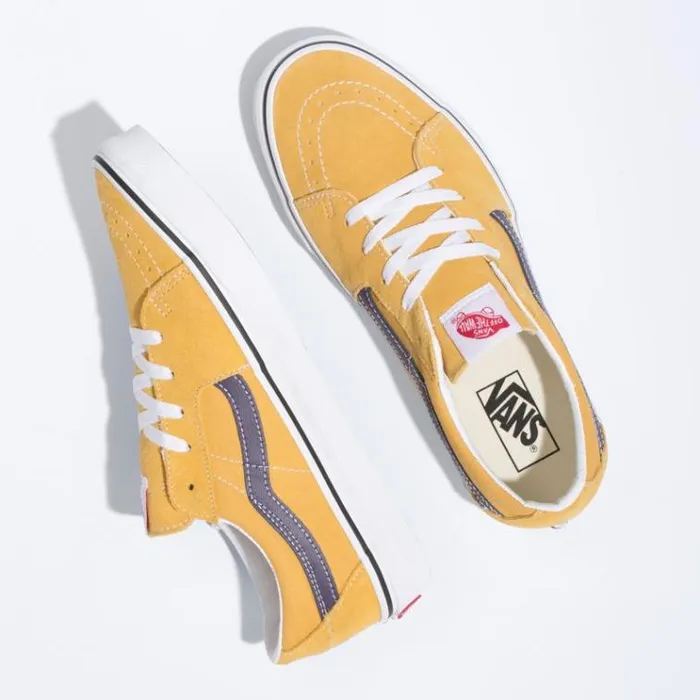 Vans Sk8Low Honey GoldPurple Velvet MensWomens Classics Shoes Vans Sk8Low Honey GoldPurple Velvet MensWomens Classics Shoes