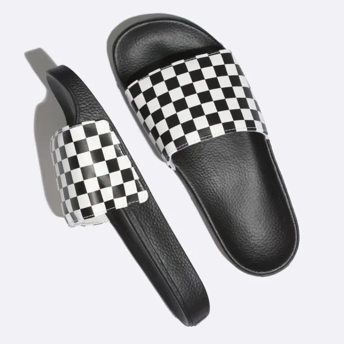 Vans SlideOn Checkerboard White MensWomens Sandals Vans SlideOn Checkerboard White MensWomens Sandals