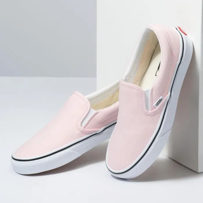 Vans SlipOn BlushingTrue White MensWomens Classics Shoes Vans SlipOn BlushingTrue White MensWomens Classics Shoes