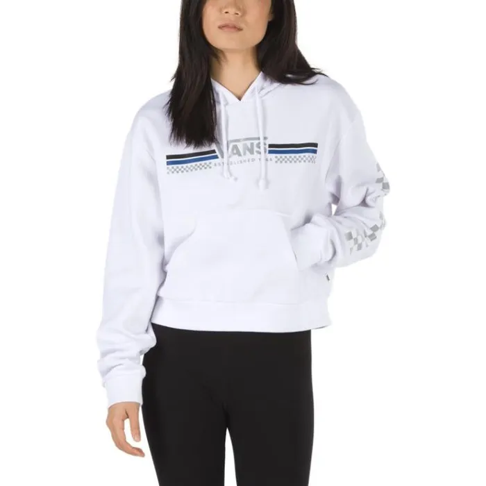 Vans Sporty Crop Hoodie White Womens Hoodies and Jackets