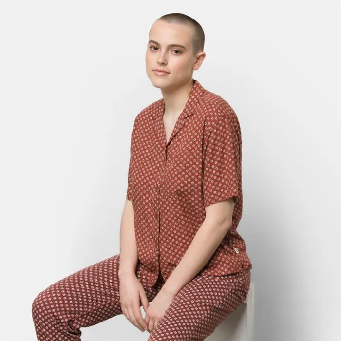 Vans Tipper Woven Shirt Henna Womens Tops