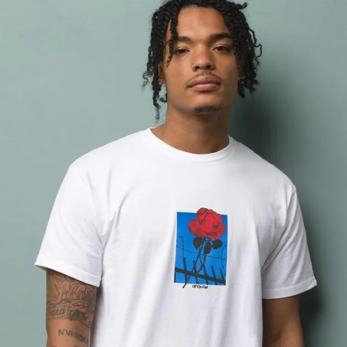 Vans Trespassing TShirt White Mens TShirts and Tanks