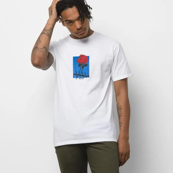 Vans Trespassing TShirt White Mens TShirts and Tanks Vans Trespassing TShirt White Mens TShirts and Tanks