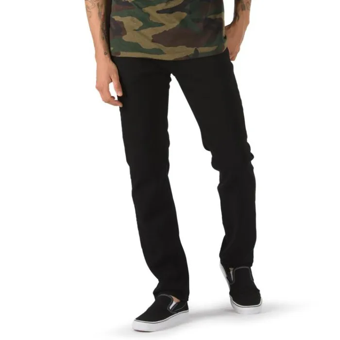 Vans V16 Slim Denim Black Mens Pants and Denim