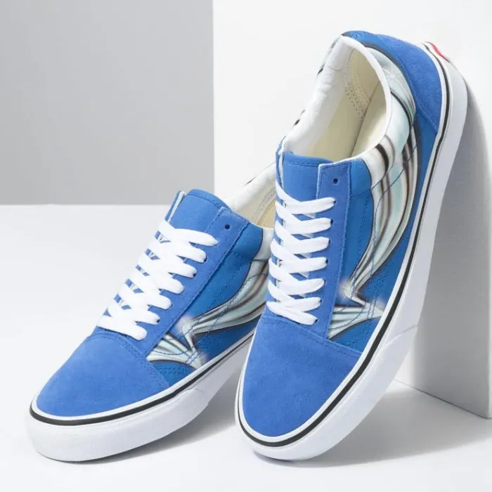Vans Warp Old Skool Nebulas BlueChrome MensWomens Classics Shoes Vans Warp Old Skool Nebulas BlueChrome MensWomens Classics Shoes